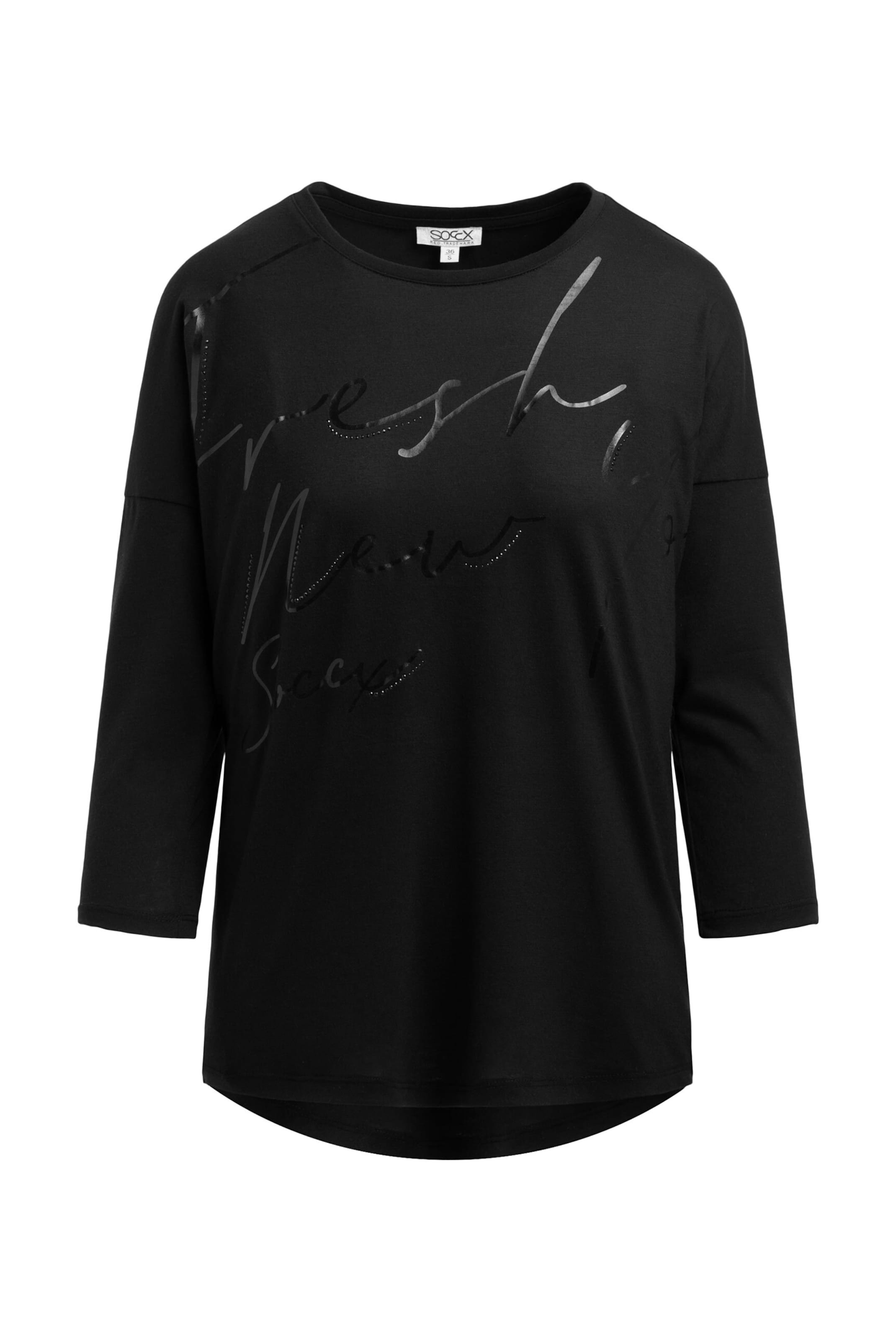 Soccx Shirt in Black: front