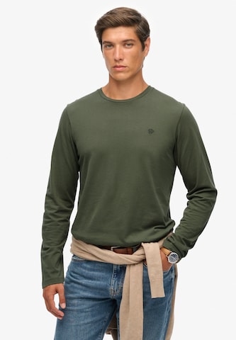 T-Shirt 'Essential' Superdry en vert : devant