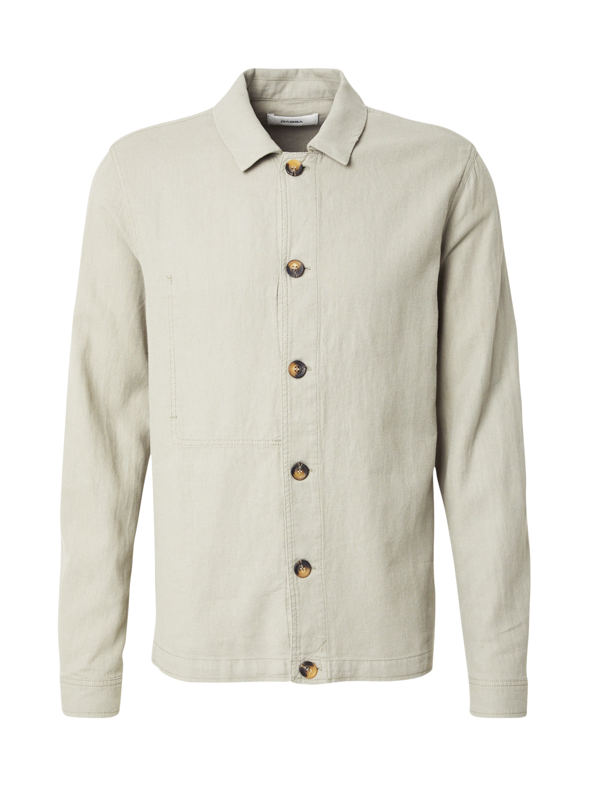 žalia GABBA Standartinis modelis Marškiniai 'Peter': priekis