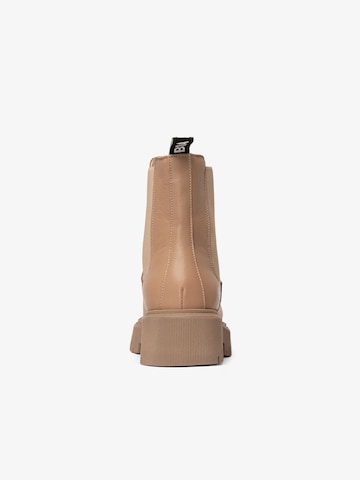 Chelsea Boots 'GARBI' Bianco en marron