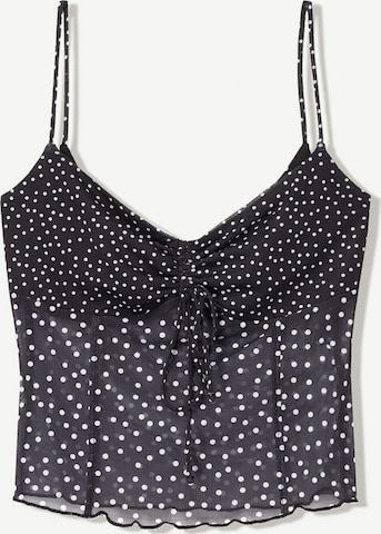 Bershka Toppi värissä musta: etupuoli