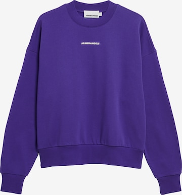 ARMEDANGELS Sweatshirt in Purple: front