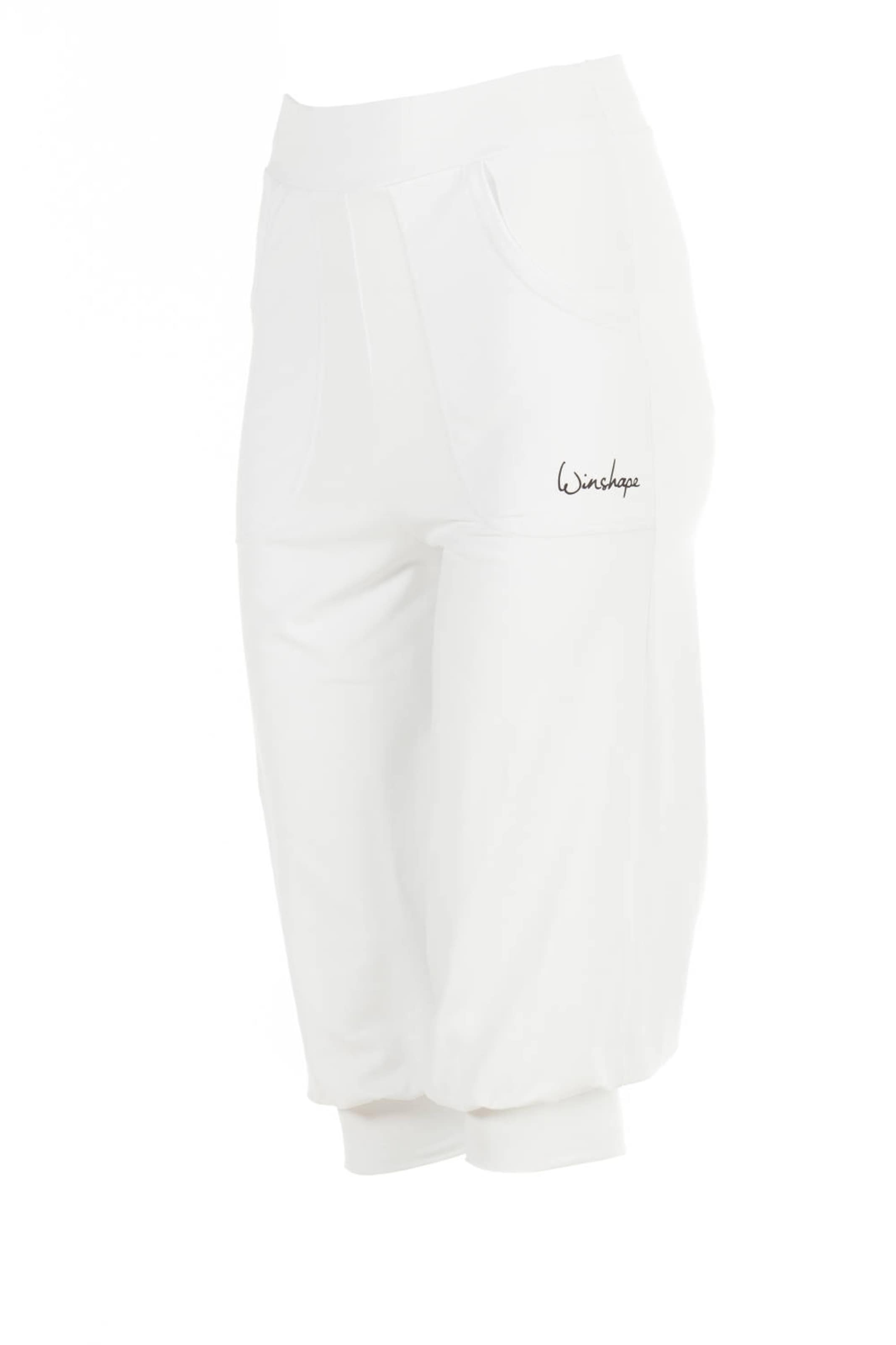 Winshape Tapered Παντελόνι φόρμας 'WBE12' σε λευκό