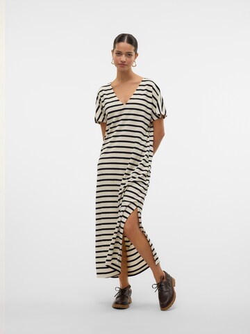 VERO MODA Kleid 'VMEmeli' in Beige
