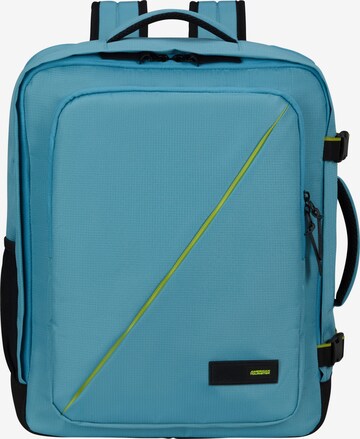 American Tourister Backpack in Blue: front