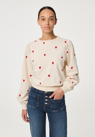 Fabienne Chapot Sweatshirt in Beige: voorkant