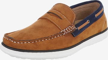 CoolWalk Moccasins in Brown: front