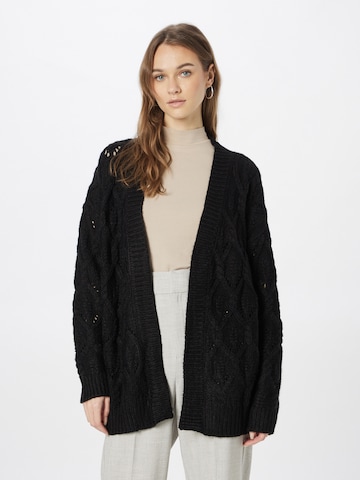 ABOUT YOU Cardigan 'Goldie' i sort: forside