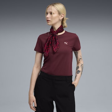 PUMA T-Shirt 'Ess Elevated' in Rot: Vorderseite