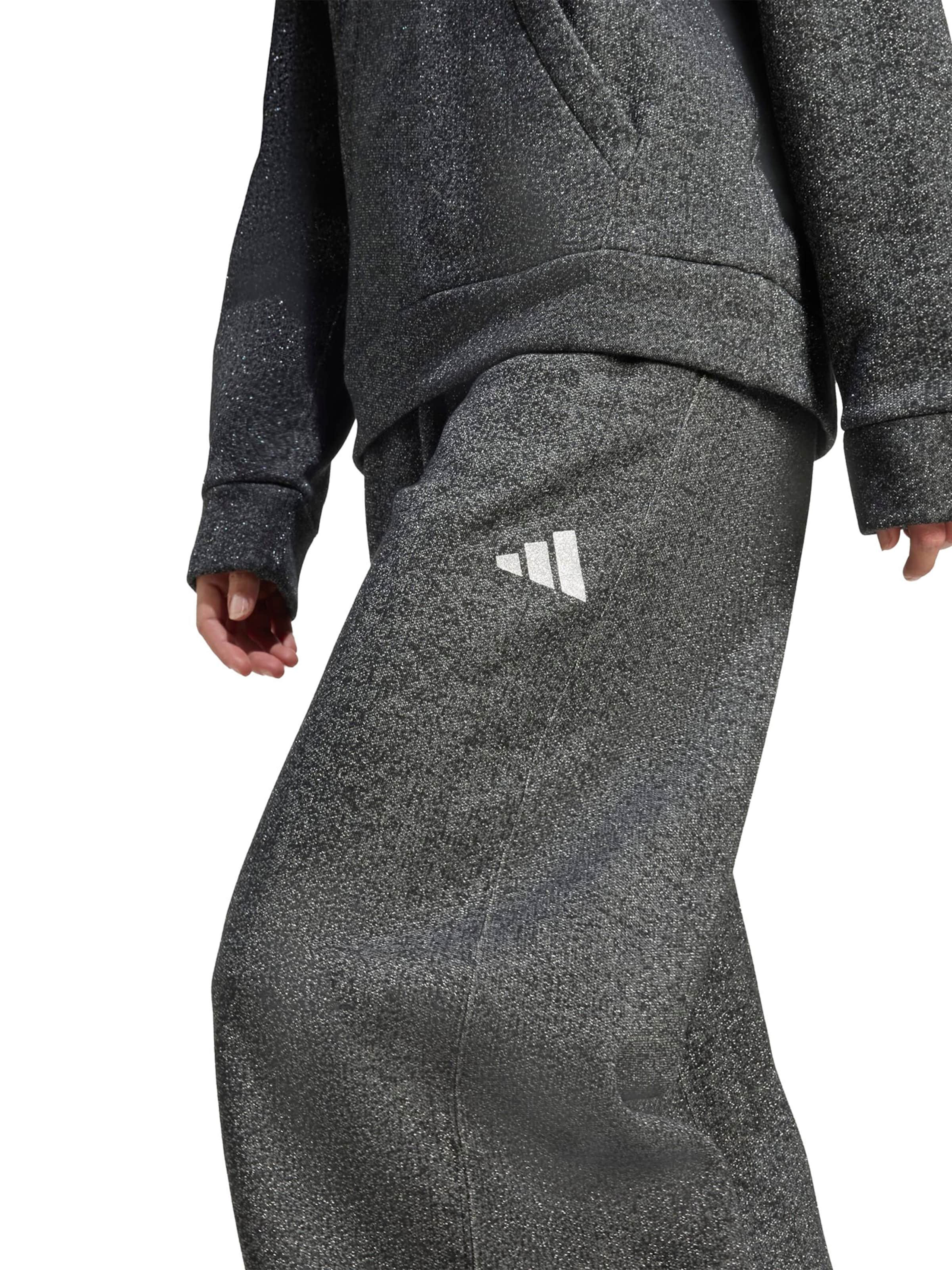 ADIDAS SPORTSWEAR Wide leg Sports trousers 'ALL SZN' in Black