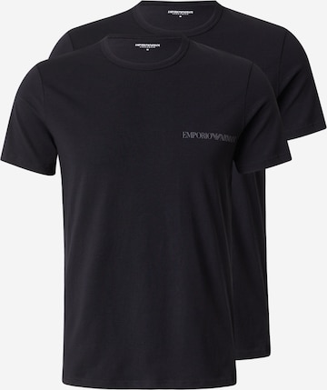 Maglietta di Emporio Armani in nero: frontale