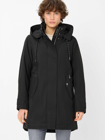 Fuchs Schmitt Between-Seasons Coat 'Lillesand' in Black: front