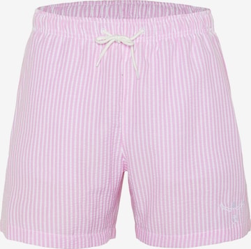 CHIEMSEE Board Shorts in Purple: front