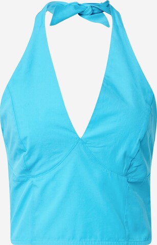 NU-IN Top in Blauw: voorkant