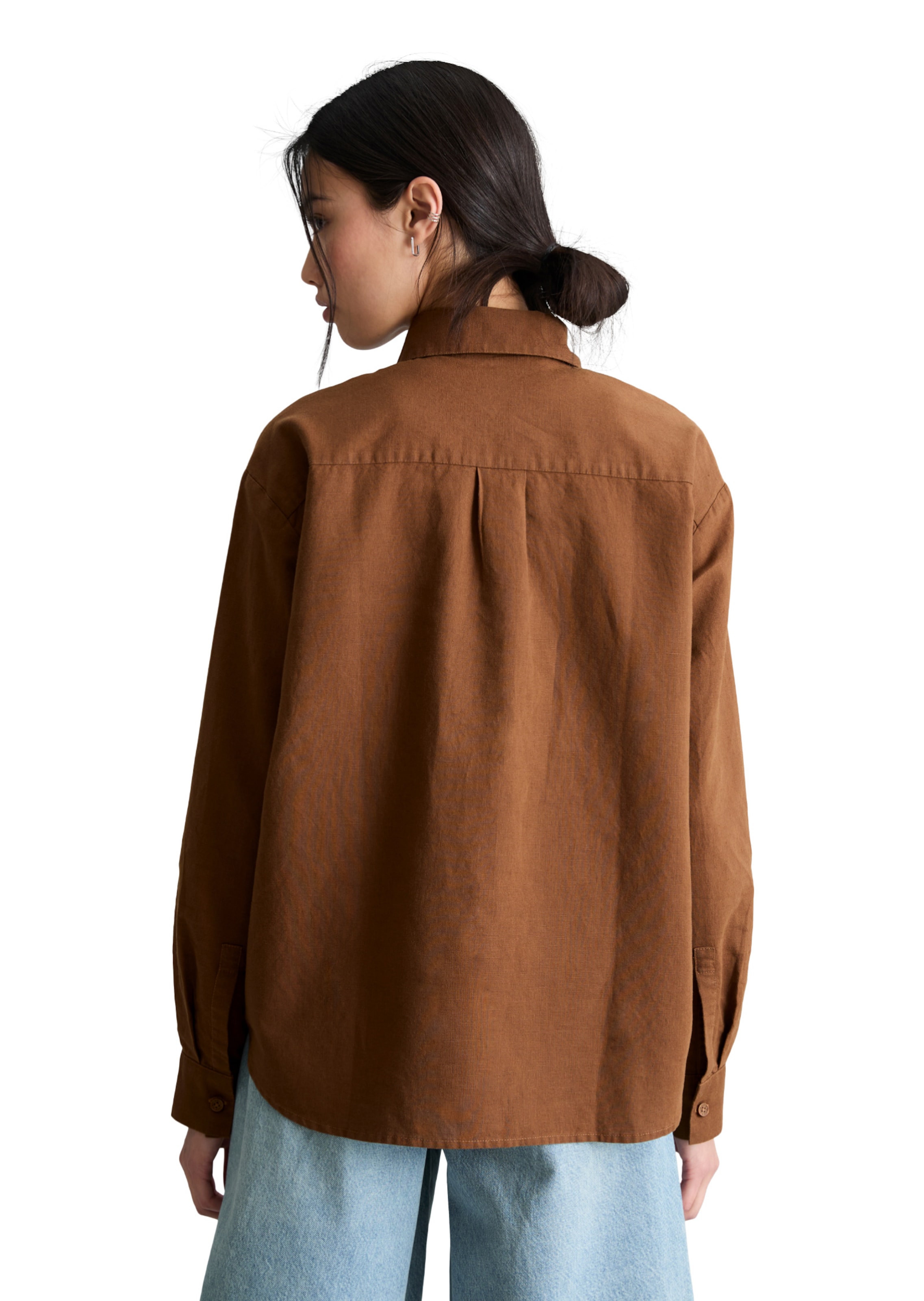 Marc O'Polo DENIM Bluse in Braun