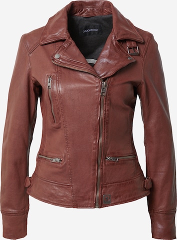 Veste mi-saison OAKWOOD en marron : devant