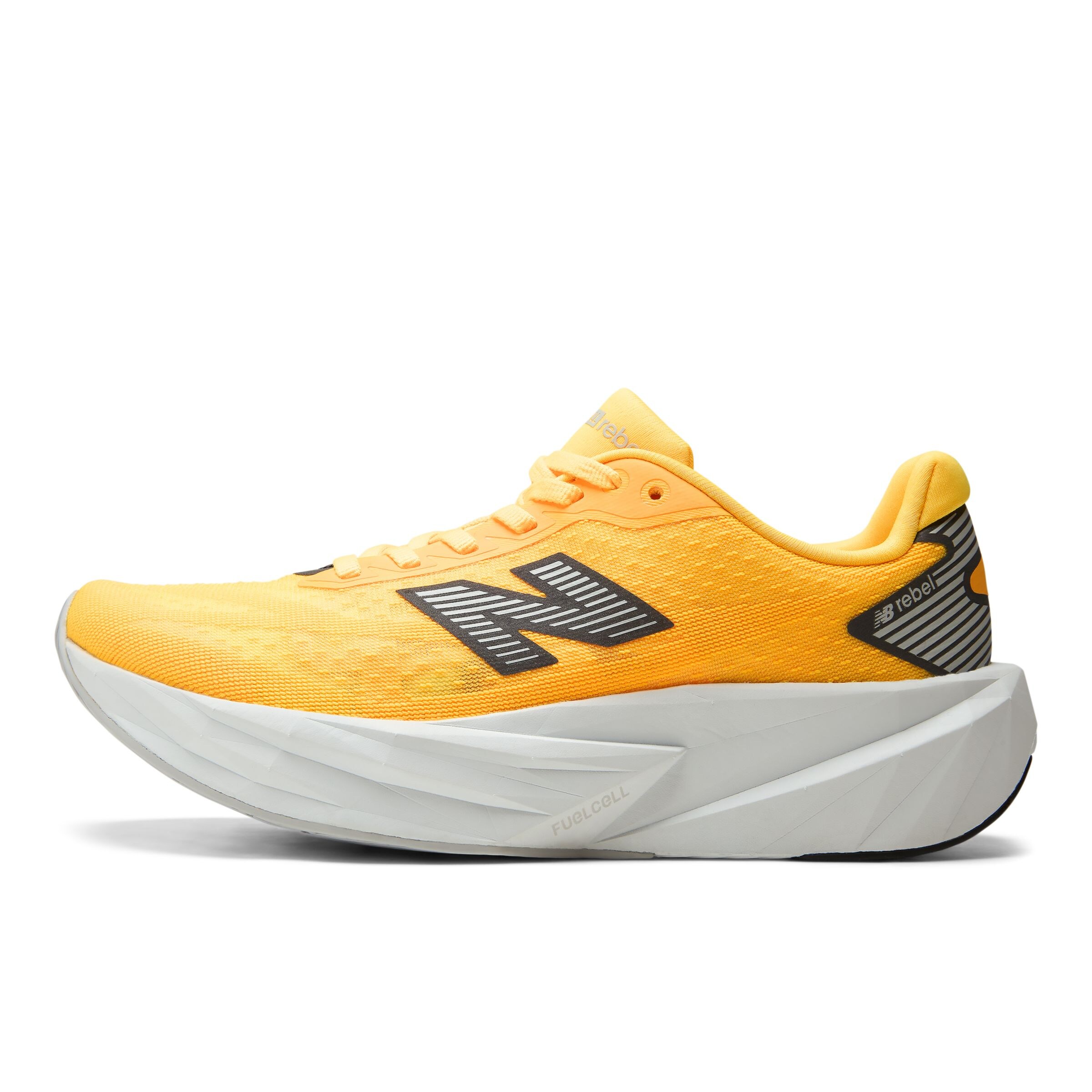 new balance Running shoe 'FuelCell Rebel v5 Grey Days' in 35 in Grey / Orange, Item view