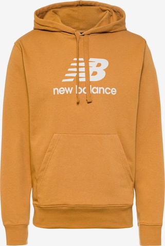 new balance Sweatshirt 'Essential' in Yellow: front