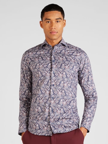 ETON Regular fit Button Up Shirt in Blue: front