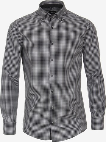 VENTI Business Shirt in Grey: front