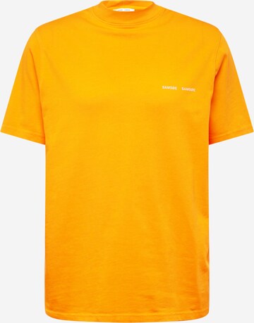 T-Shirt 'Norsbro' Samsøe Samsøe en orange : devant