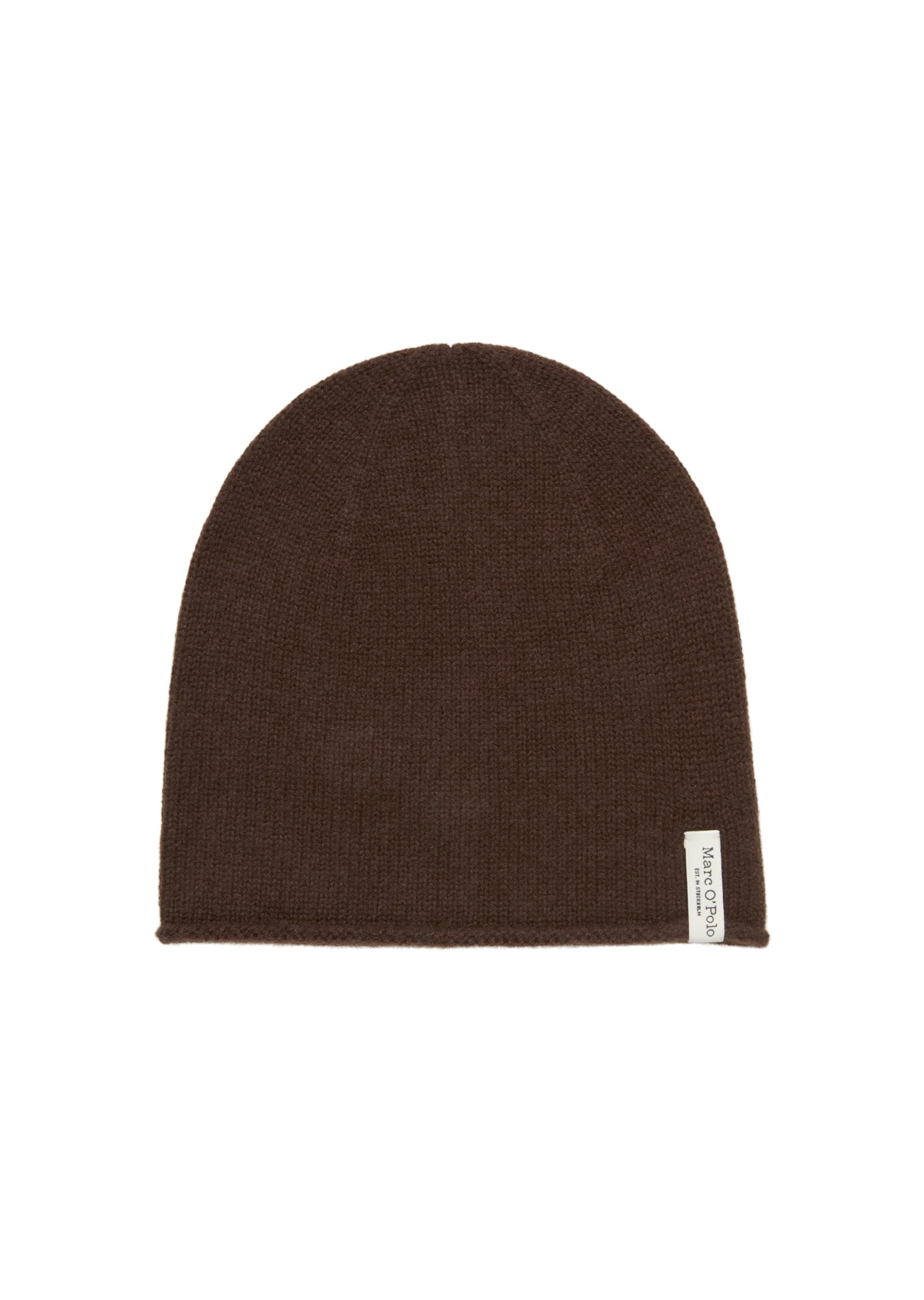 Marc O'Polo Beanie in Brown: front