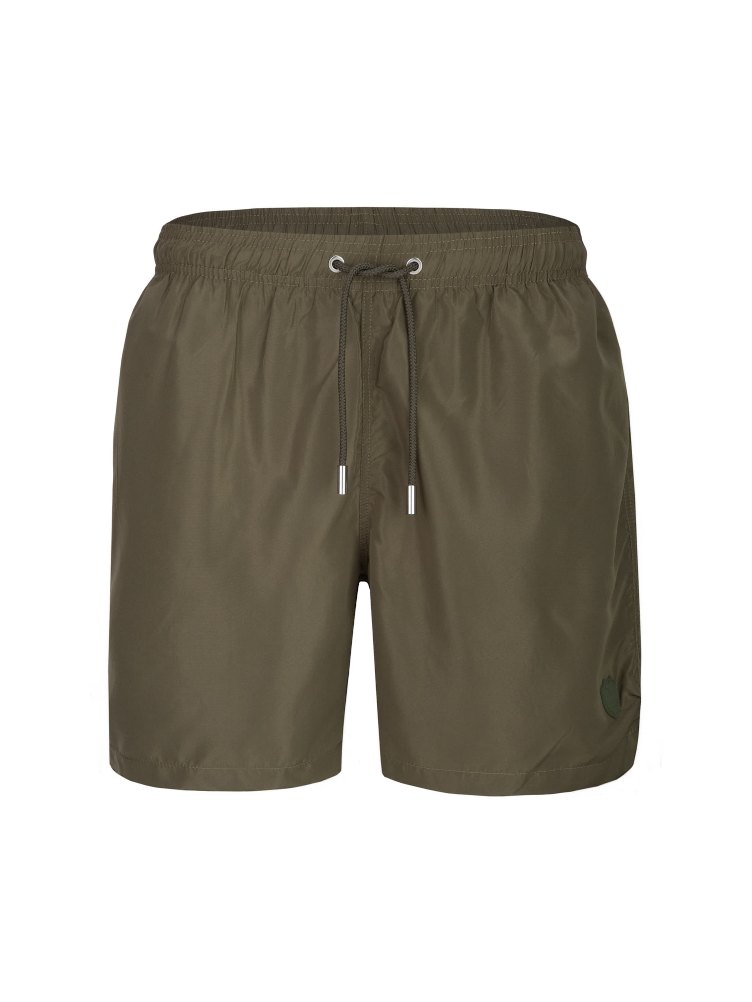 19V69 ITALIA Zwemshorts 'Siro Basic' in Groen: voorkant
