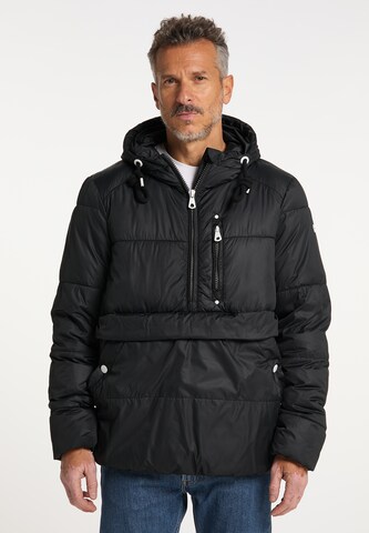 DreiMaster Maritim Winter Jacket in Black: front