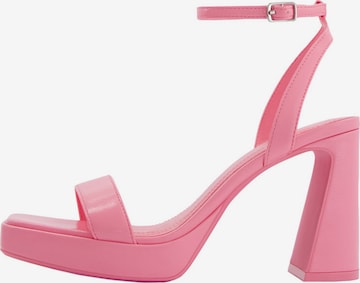 Bershka Sandale in Pink