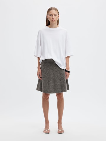 Gonna di SELECTED in grigio