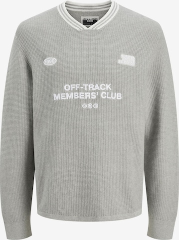 Pull-over JACK & JONES en gris : devant