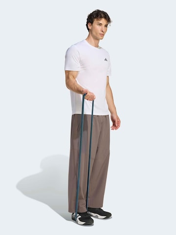 ADIDAS PERFORMANCE Loosefit Παντελόνι φόρμας 'Power' σε καφέ: μπροστά