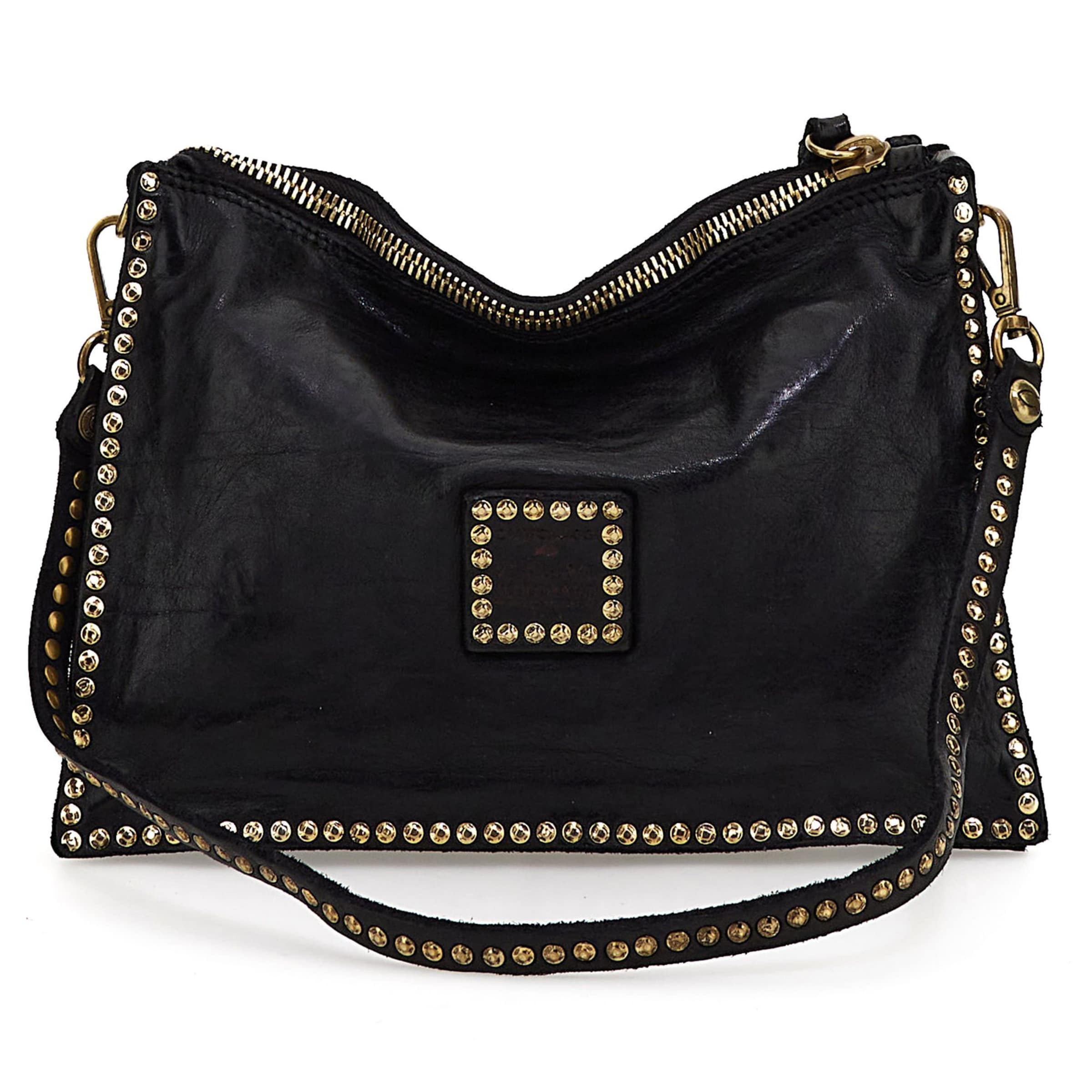 Campomaggi Shoulder bag in Black: front