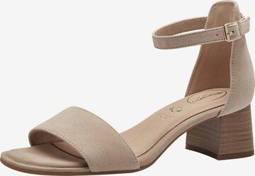 Sandales TAMARIS en beige : devant