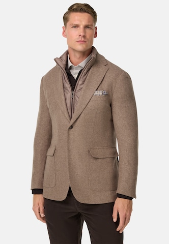 Boggi Milano Regular fit Colbert in Grijs: voorkant