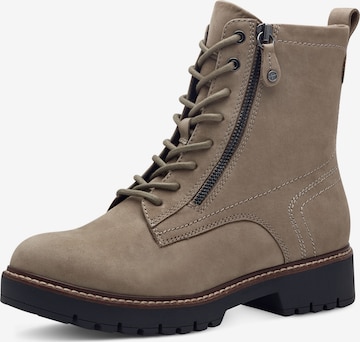Tamaris Schnürstiefelette in Grau: Vorderseite