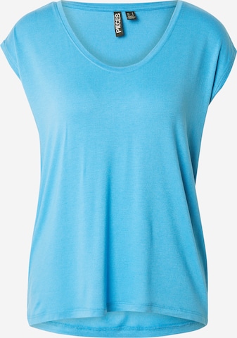 Tricou 'PCBillo' de la PIECES pe albastru: față