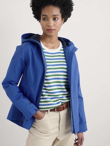 Seasalt Cornwall Tussenjas 'Waterway' in Blauw: voorkant
