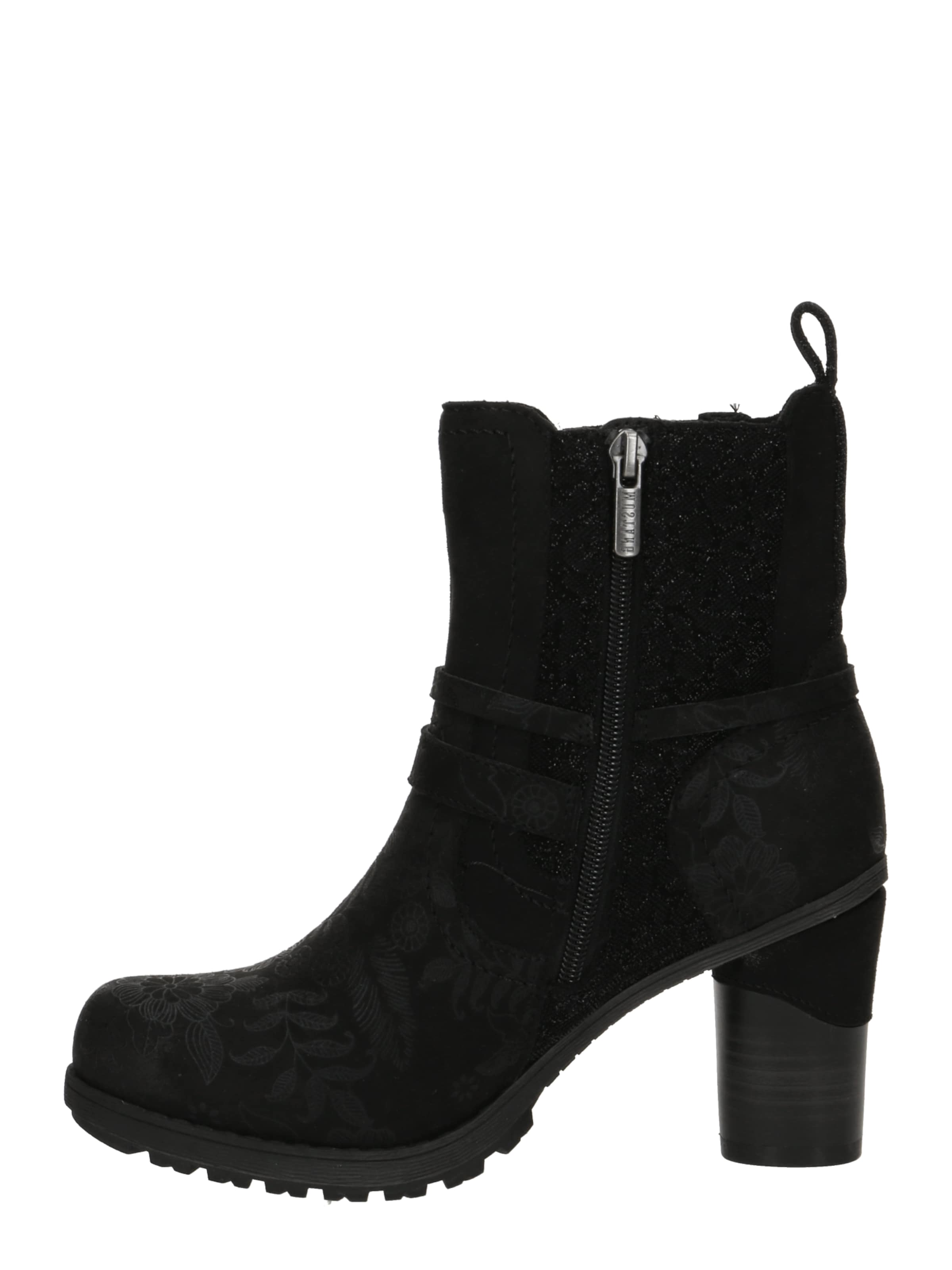 MUSTANG Ankle Boots in Black