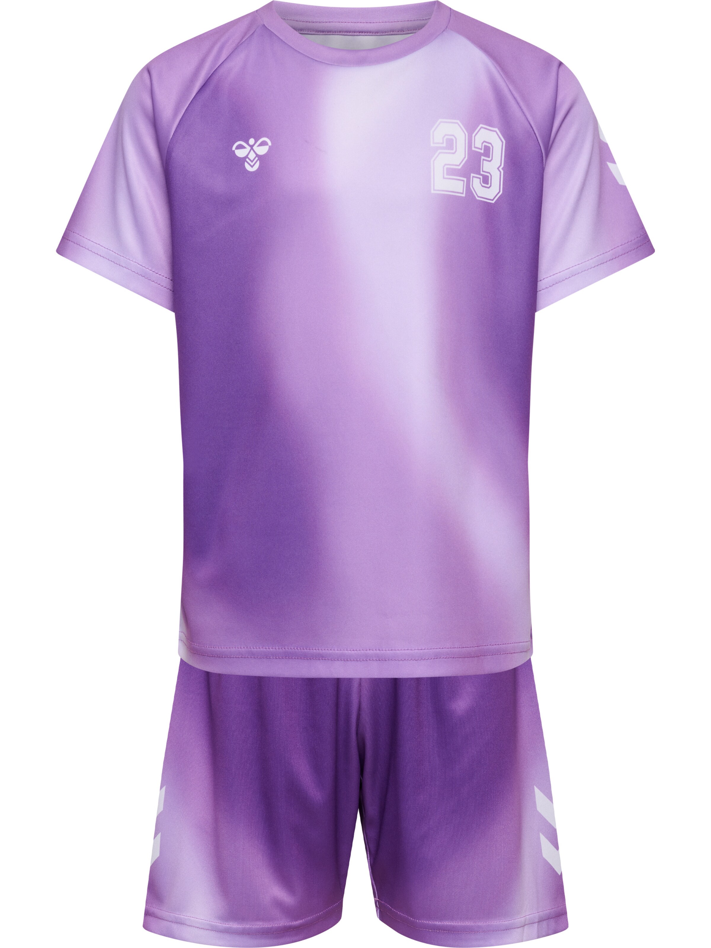 Hummel Set in Lila: Vorderseite