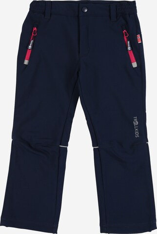 TROLLKIDS Outdoor Pants 'Fjell' in Blue: front