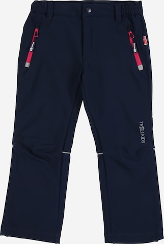 TROLLKIDS Outdoor Pants 'Fjell' in Blue: front