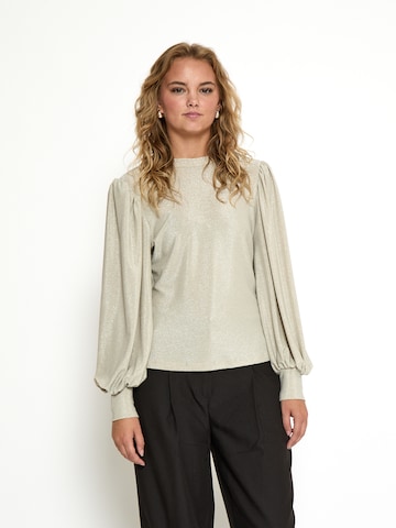Top 'Lucina' di Peppercorn in beige: frontale