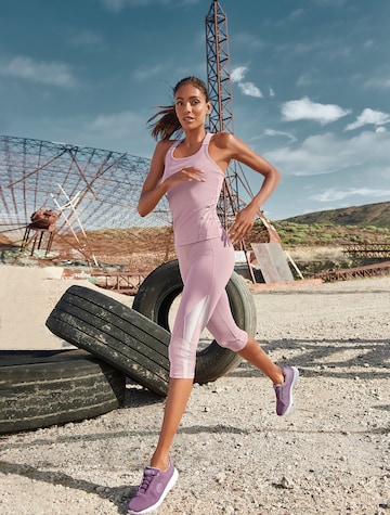 LASCANA ACTIVE - Skinny Calças de desporto em rosa