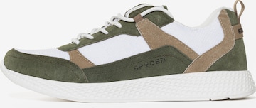 Sneaker bassa di Spyder in verde: frontale