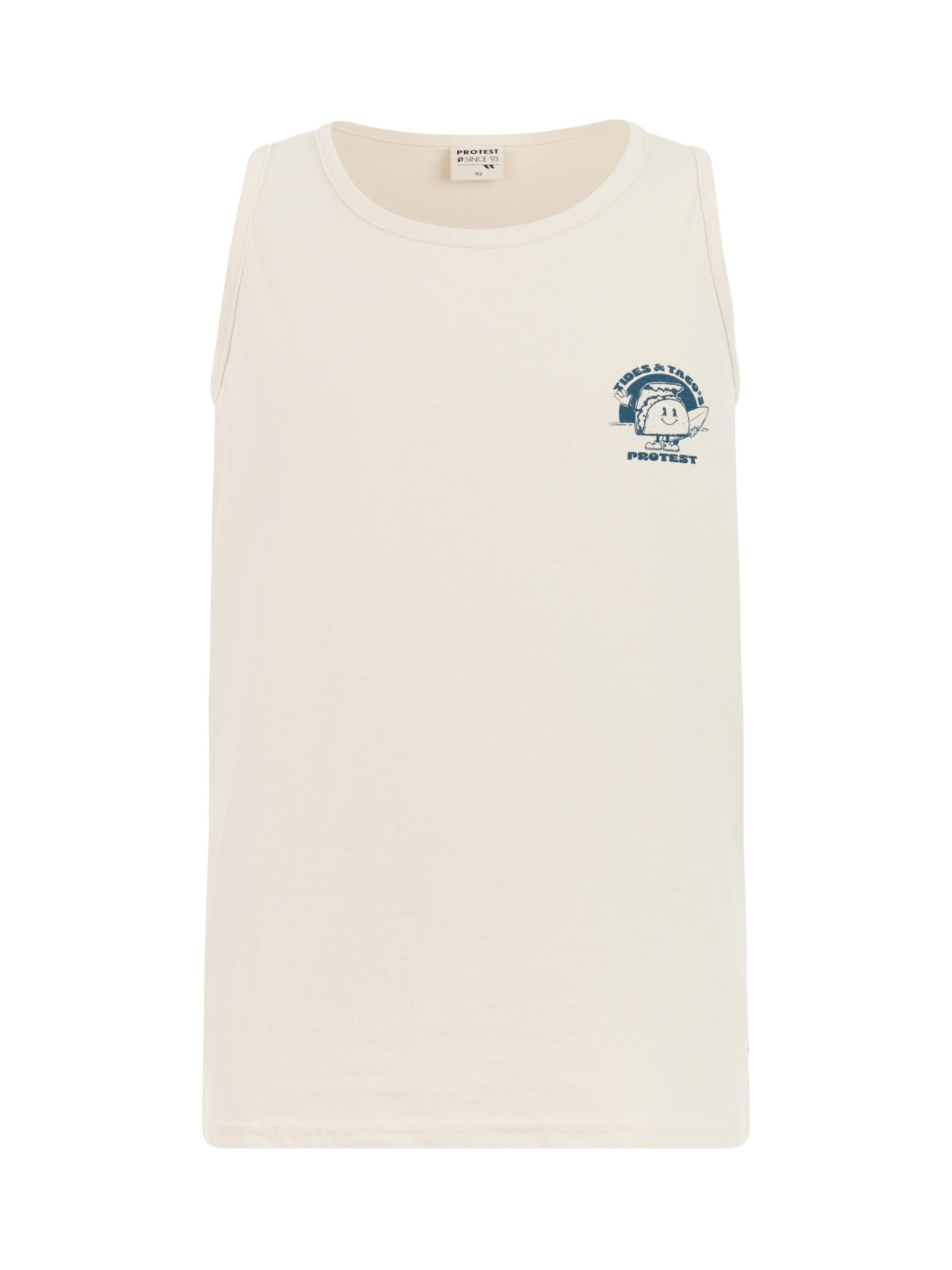 PROTEST Shirt 'PRTRemix JR' in Wit: voorkant