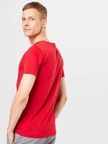 Coupe slim T-Shirt 'Level 5' OLYMP en rouge