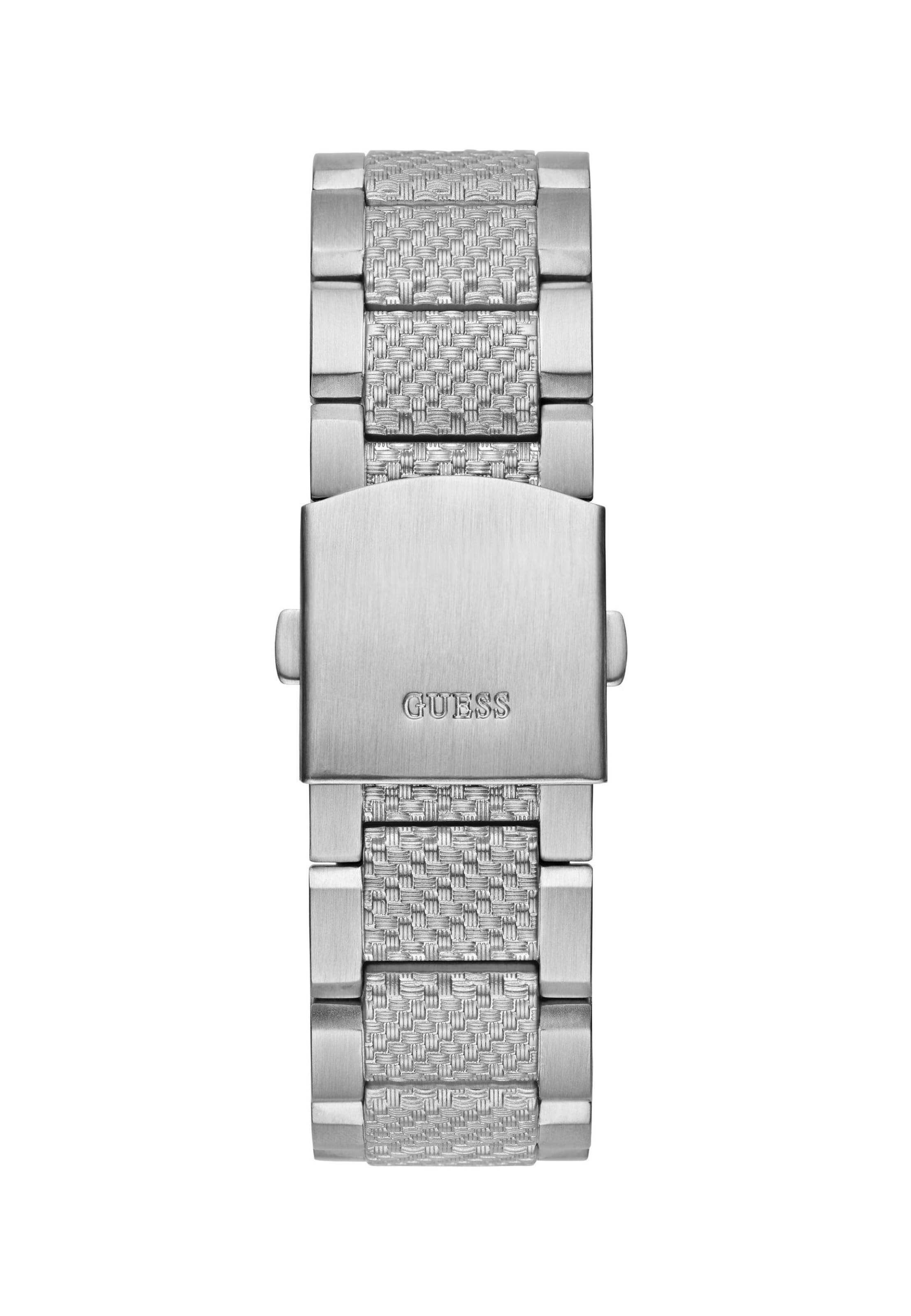 GUESS Analoguhr ' INDY ' in Silber