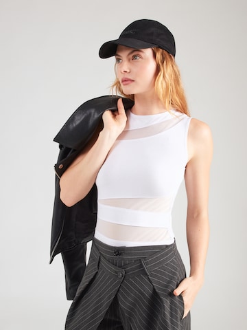 ABOUT YOU Rövid body 'Darina' - fehér: elől