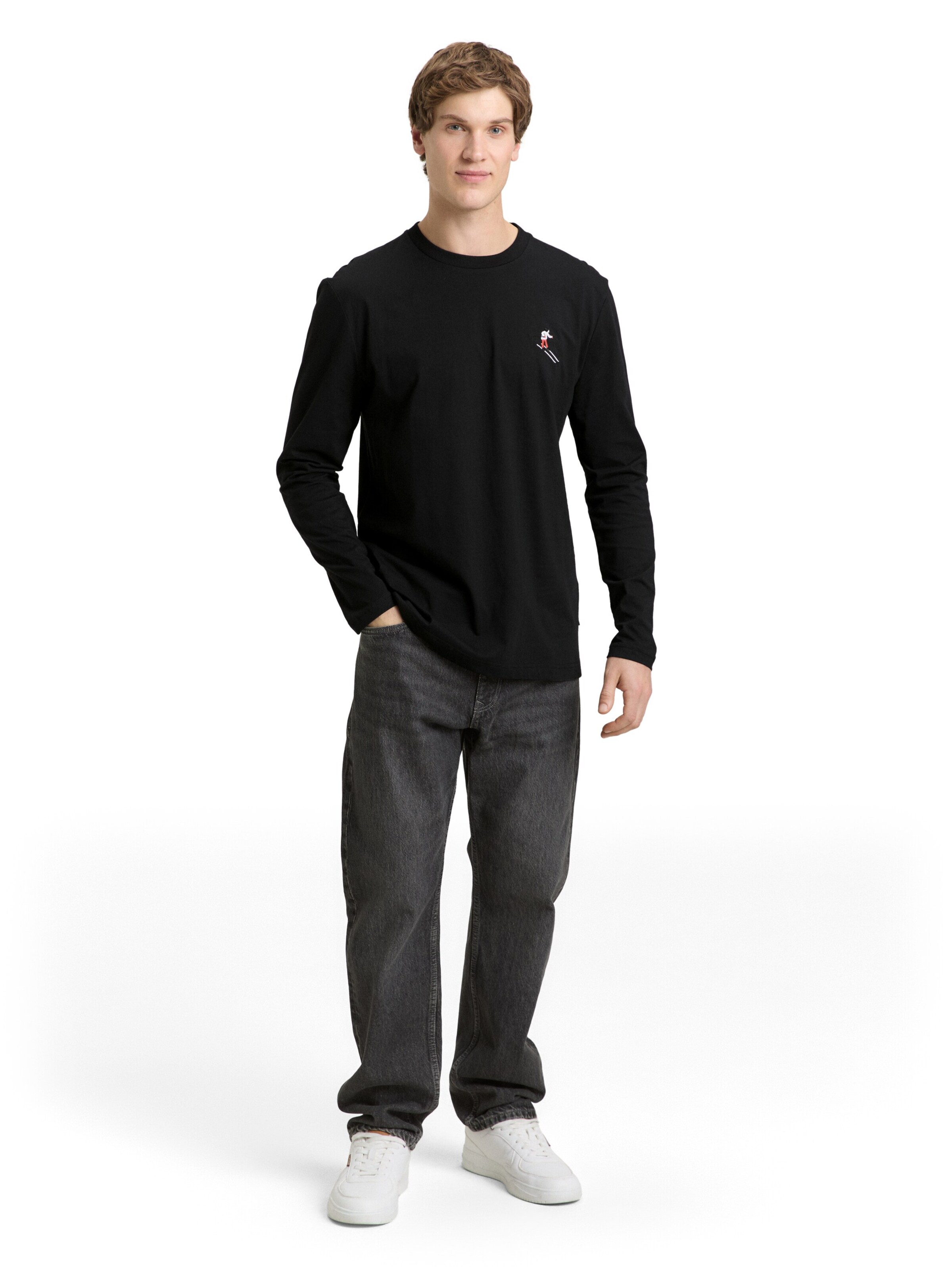 TOM TAILOR DENIM Shirt in Black